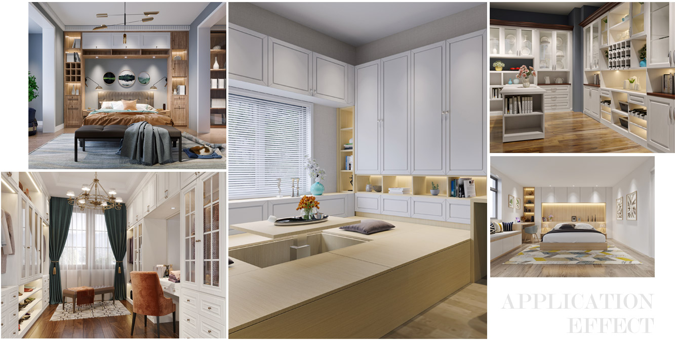 金鵬生態(tài)板家具效果圖